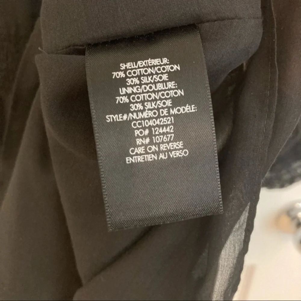 Alice + Olivia Kiara Button Front Dress in Black 6 - Picture 11 of 12